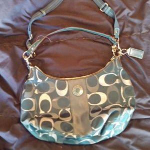Coach teal purse